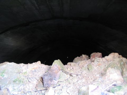 Ausgang des Frderbandtunnels