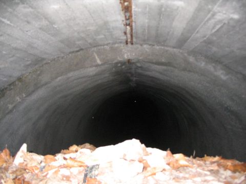 Eingang des Frderbandtunnels