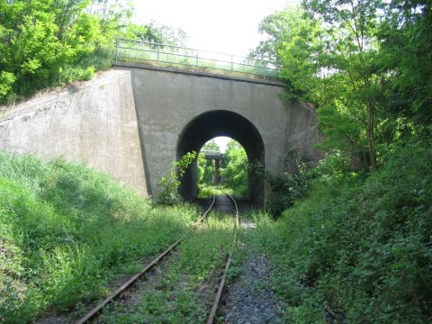 Brcke der Bahnlinie von Gotha