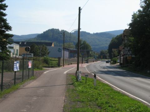 Ehemaliger Bahnbergang