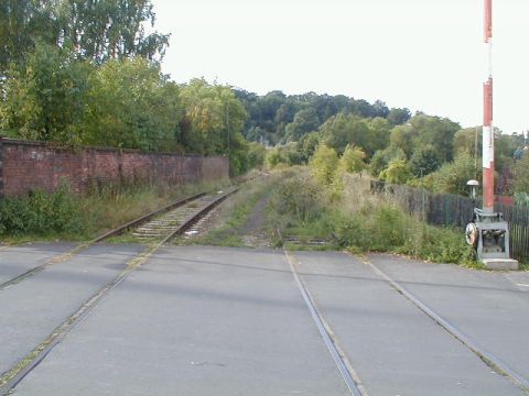 Bahnbergang ber den Steinweg