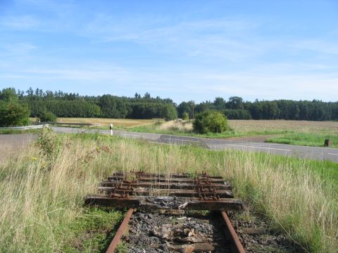 Bahnübergang über die Straße nach Nonnenroth