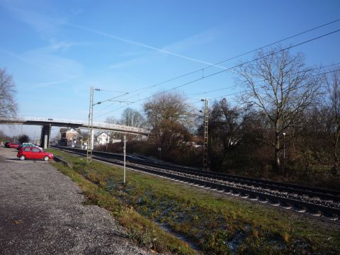 Kreuzung mit der Rheintalbahn