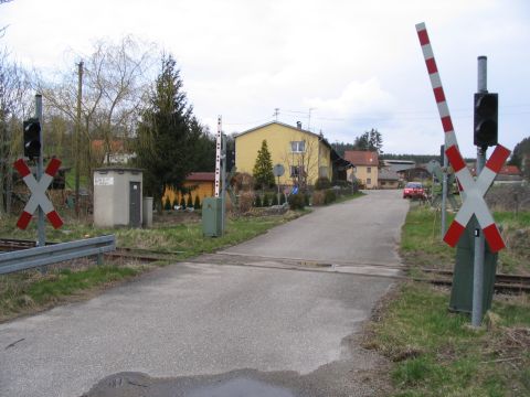 Bahnbergang bei Zilfingen