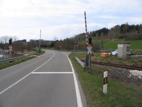 Bahnbergang bei Zilfingen