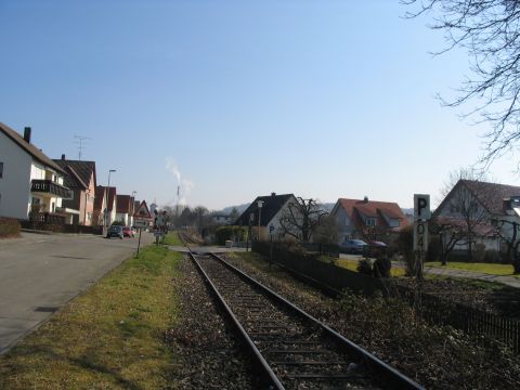 Ungesicherte Bahnübergänge in Baienfurt