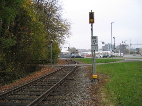 Bahnbergang ber die Colsmannstrae