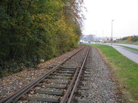 Ladegleis bei der Arena