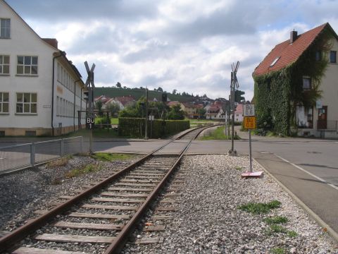 Bahnbergang Groengstingen