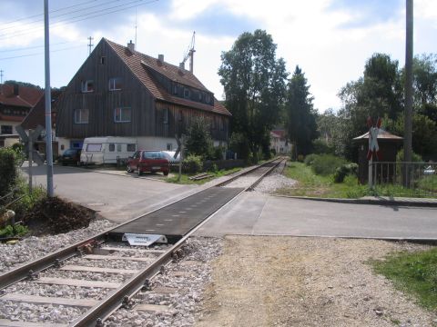 Bahnbergang in Trochtelfingen