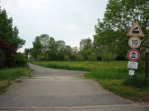 Bahnbergang bei der Grabenckerstrae