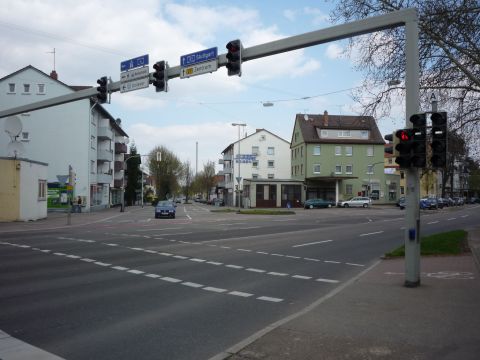 Bahnbergang ber die Sontheimer Strae