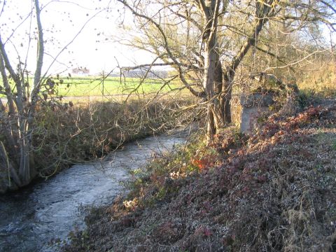 Brcke ber einen Kanal der Mindel