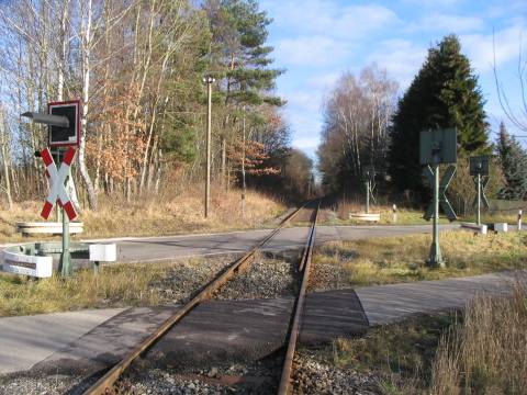 Bahnbergang vor Witzighausen