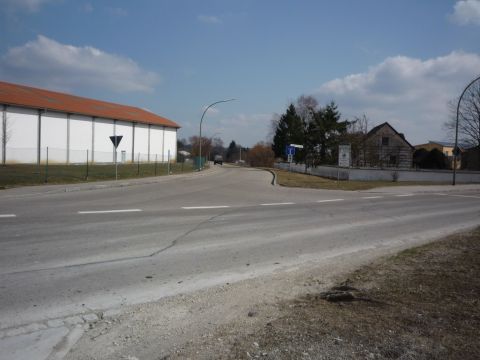 Bahnbergang in Monheim