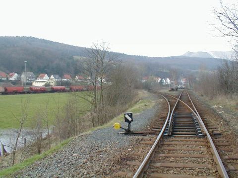 Abzweig zur Osteinfahrt Wintershall