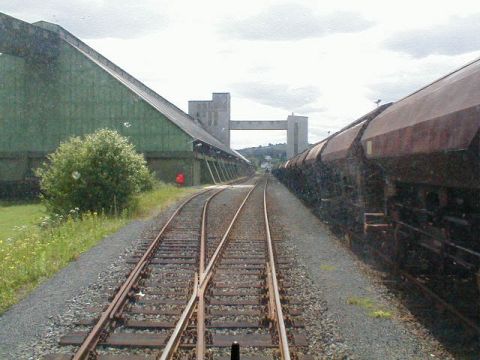 Zufahrt zu den Grubenanschlussbahnen