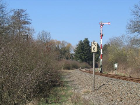 Abzweig zur Ziegelei, Blick nach Westen