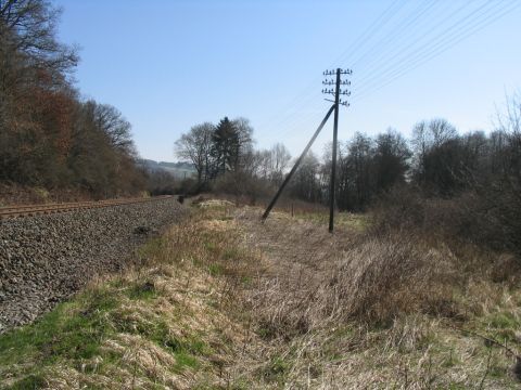 Abzweig zur Ziegelei, Blick nach Osten