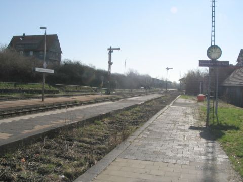 Ausfahrt aus dem Bahnhof Lauterbach Nord