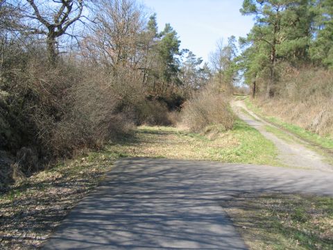 Ende des Radwegs