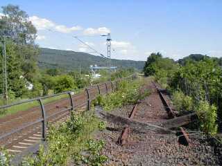 Gleisbeginn, Blick in Richtung Bebra