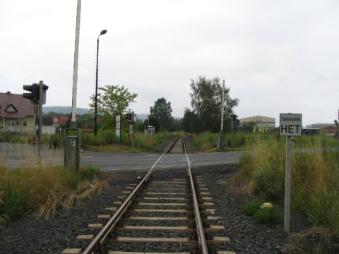 Bahnbergang in Merkers 