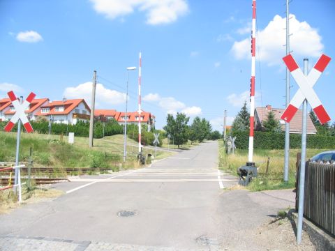 Bahnbergang in Dllstdt