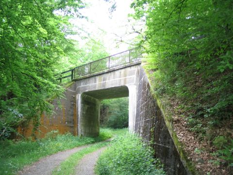 Brcke im Wald zwischen Rhumspringe und Phlde