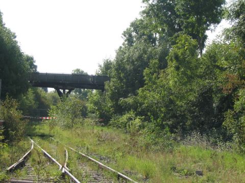 berfhrung hinter dem Bahnhof Worbis