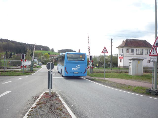 Bahnbergang ber die Siegelbacher Strae