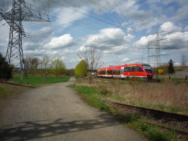 Bahnbergang ber einen Weg