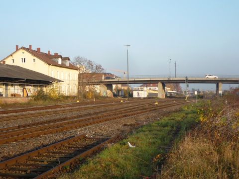 Abzweig der Strecke nach Herxheim