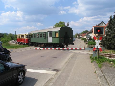 Bahnbergang beim Bahnhof Amstetten