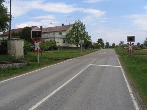 Bahnbergang Gussenstadt