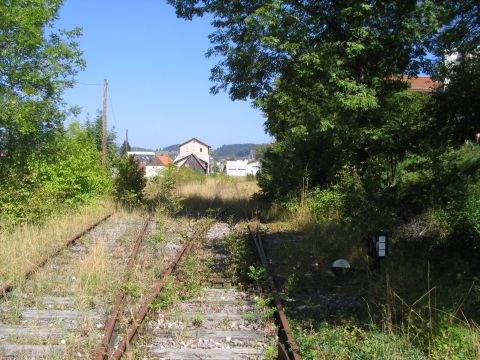 Einfahrt Bahnhof Onstmettingen