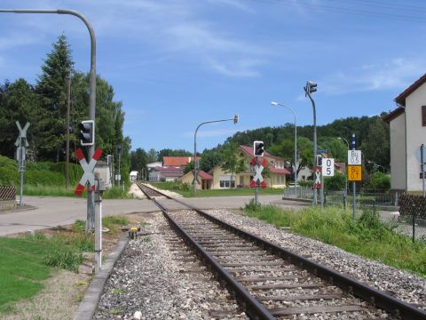 Bahnbergang Sigmaringendorf