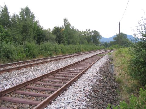 Abzweig von der Zollern-Alb-Bahn