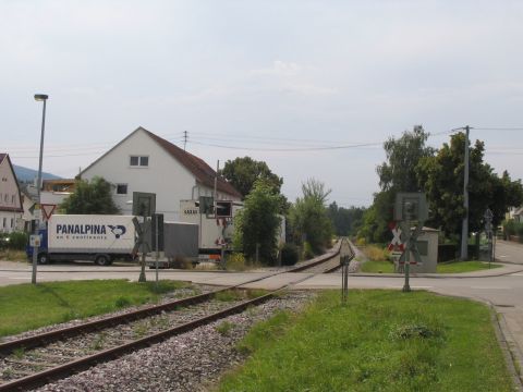 Bahnbergang in Endingen