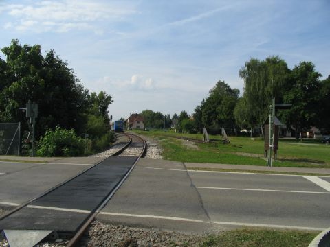 Bahnbergang in Schmberg