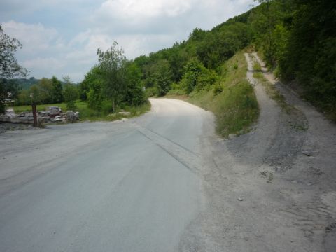 Bahnbergang am Steinbruch