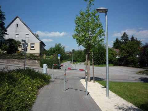 Bahnbergang ber die Obere Vorstadt