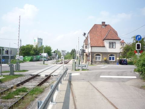 Bahnübergang in Heimerdingen