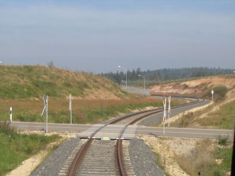 Neubaustrecke um das Sgewerk Wilburgstetten