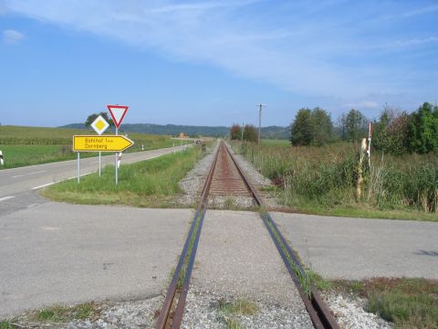 Bahnbergang bei Dornberg