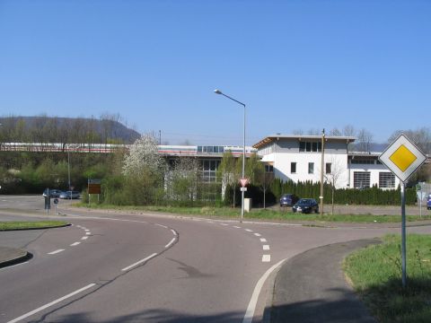 Abzweig zum Bahnhof Geislingen-West