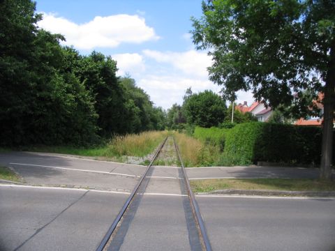 Bahnbergang ber die Oskar-von-Miller-Strae