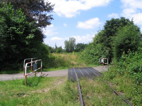 Ausfahrt zur Strecke nach Ulm