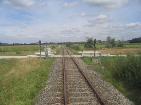 Bahnbergang bei Wachfeld