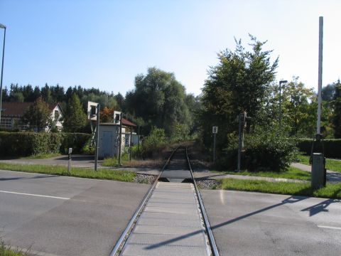 Bahnbergang in Dietkirch